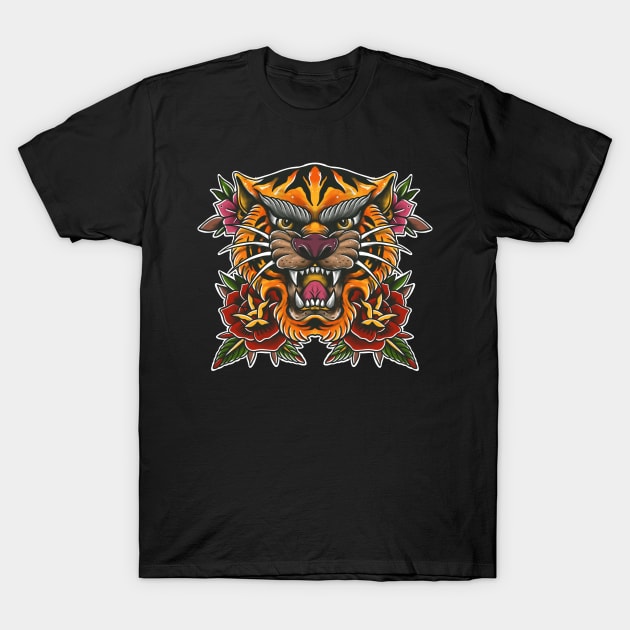 Tiger head T-Shirt by Blunts